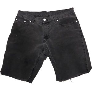 Helmut Lang Corduroy Cutt Off Style Shorts